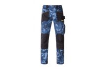 PANTALONE SLICK CAMO BLU