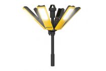 FARETTO LED PORTATILE DA CANTIERE CON 6 SORGENTI LUMINOSE A 360°