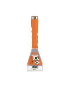 SPATOLA RASCHIETTO INOX MM 75 M/CO VITE