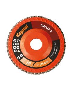 DISCO LAMELLARE DIAMANTATO D. 115 GR. 200