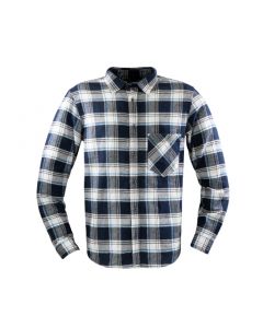 CAMICIA FLANELLA BLU/BIANCA