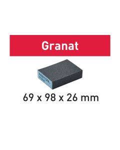 Blocco abrasivo 69x98x26 60 GR/6 Granat