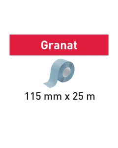 Rotolo abrasivo 115x25m P240 GR Granat