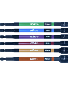 SET CHIAVI A TUBO MAGNETICHE 150MM 1/4" (6 PZ)