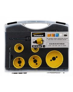 Set seghe a tazza HSS 9 pz