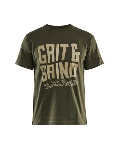 T-SHIRT GRIT AND GRIND VERDE FORESTA