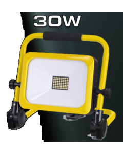 FARETTO LED DA CANTIERE A BATTERIA 30W